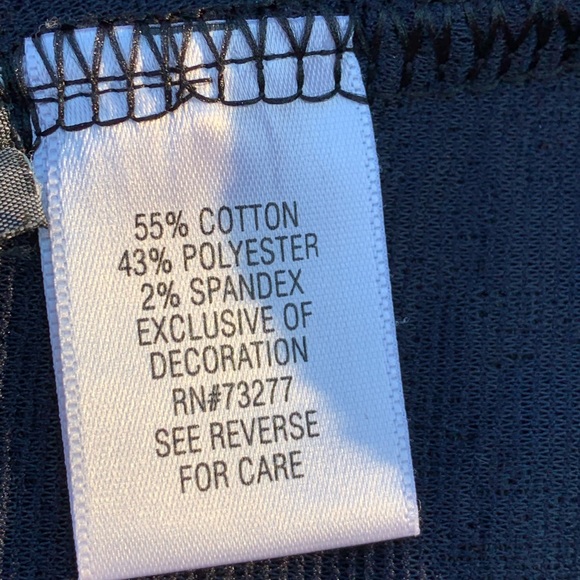 Simply Vera Vera Wang Midnight Blue Dress Sz S - Picture 7 of 8